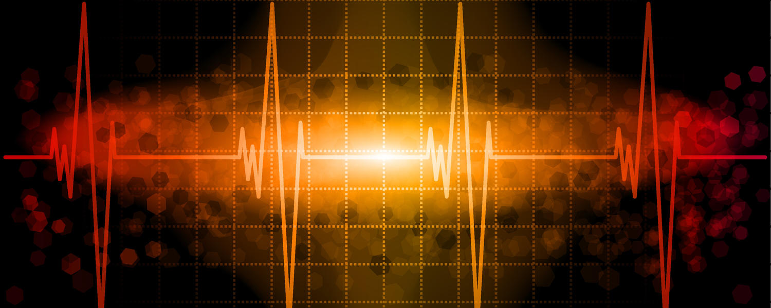 heart beat monitor in the dark