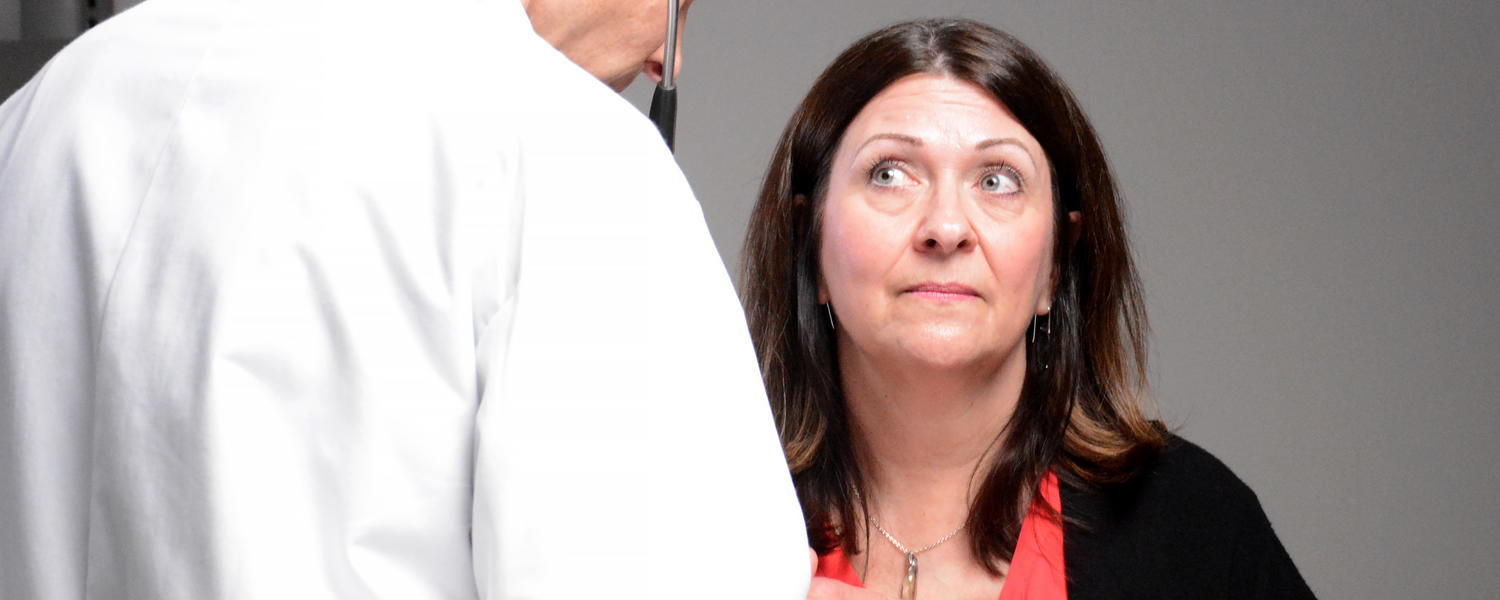 Dr. with heart patient