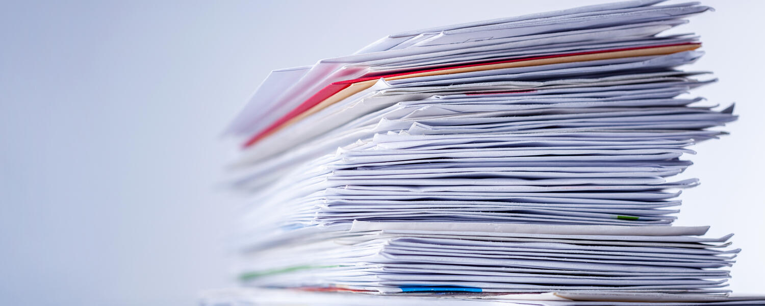 Stack of papers