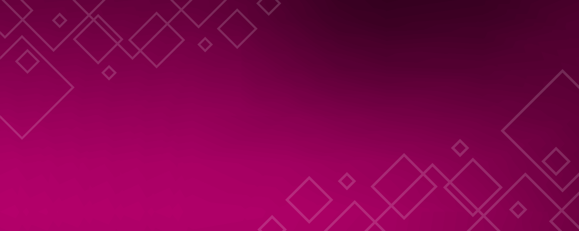 pink and black gradient background with interlocking squares