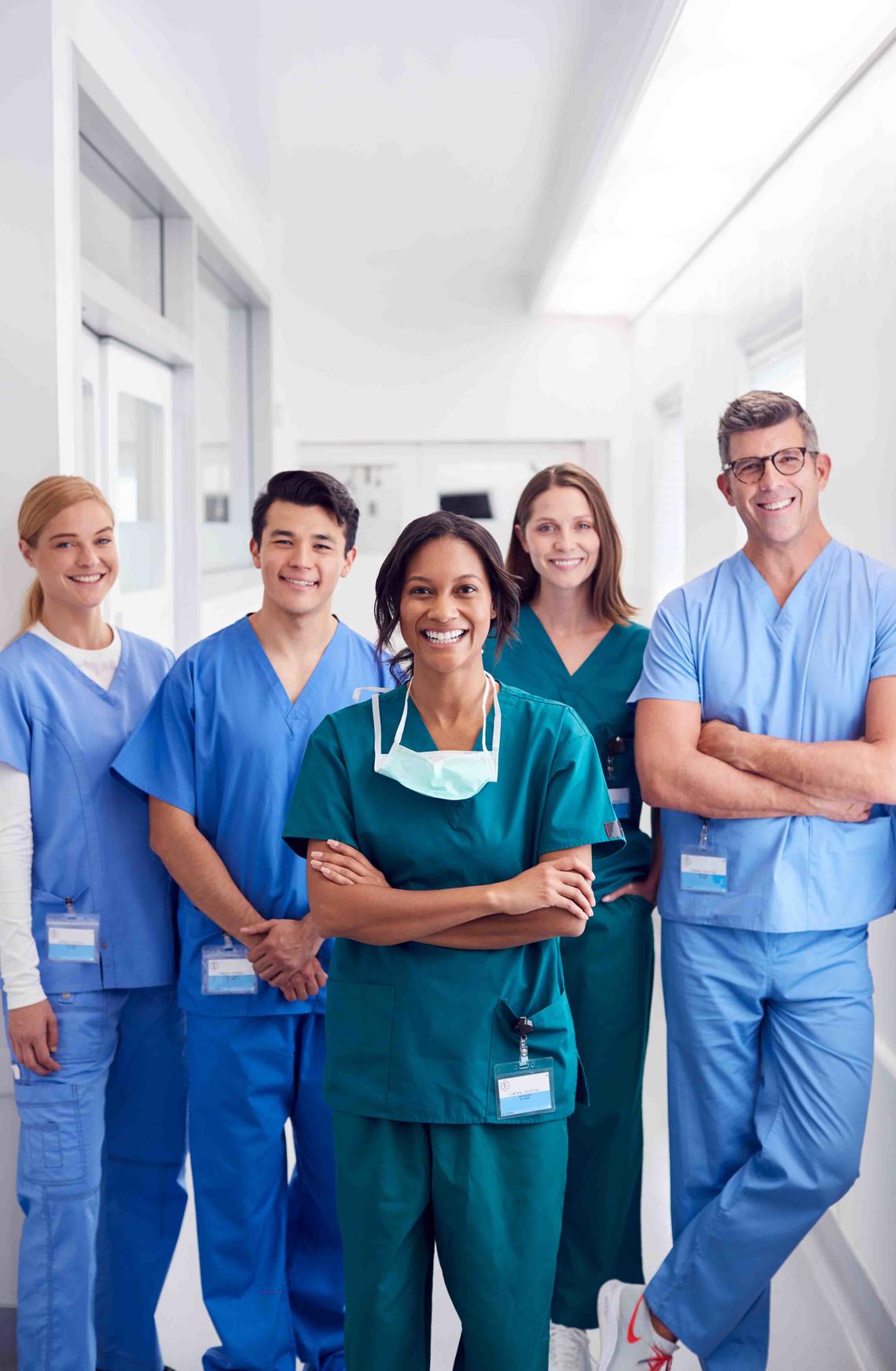 doctors and nurses working together