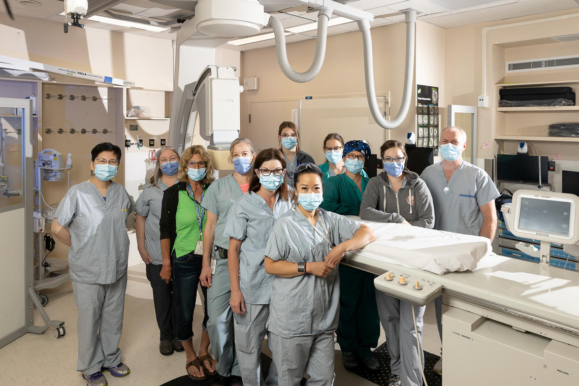 Cath lab team