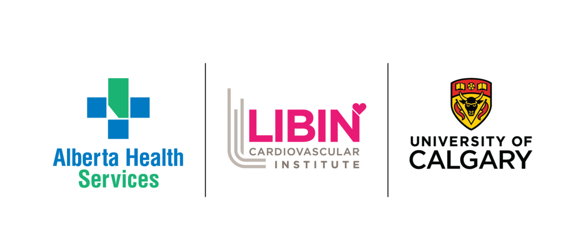 Alberta Health Services, Libin Cardiovascular Institute and UCalgary logos