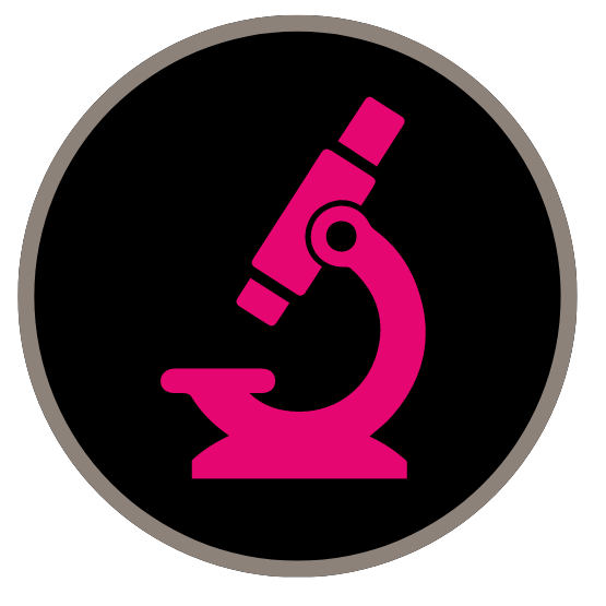 icon of a microscope