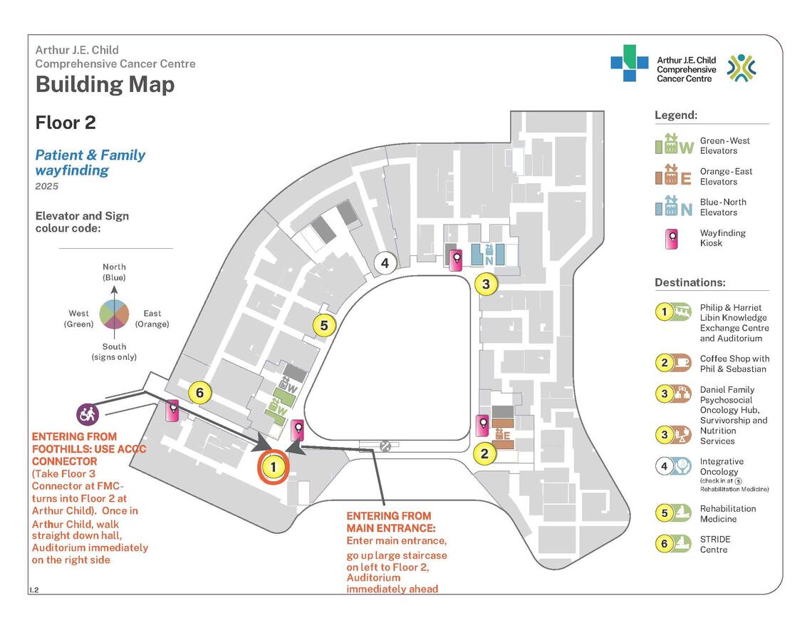 Map of room location