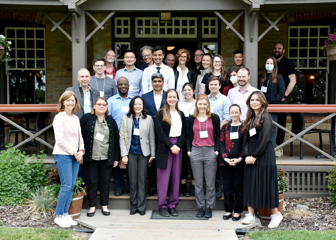 P2 members pose for a photo at the 2022 Spring Retreat