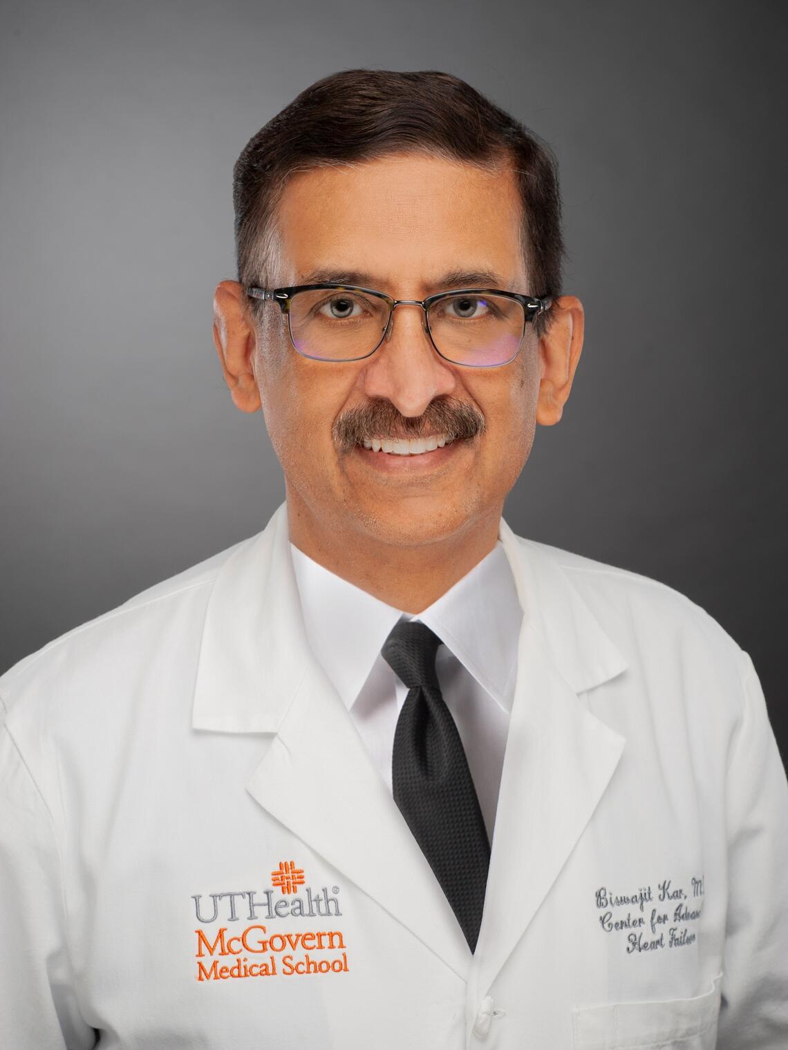Professor & Chief, Cardiology Division Co-Chair, UTHealth Heart & Vascular Institute VP, Strategy & Development, UTHealth Houston Heart & Vascular Director, Heart & Vascular Service Line Memorial Hermann (10) Chair, McGovern Medical School at UTHealth Memorial Hermann Heart & Vascular Institute-TMC. Dr. Biswajit Kar, M.D.,