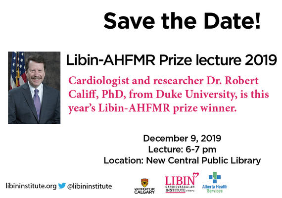 Save the date Libin-AHFMR lecture