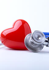 heart with a stethascope